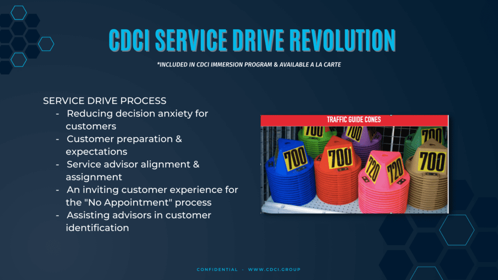 CDCI Service Drive Revolution